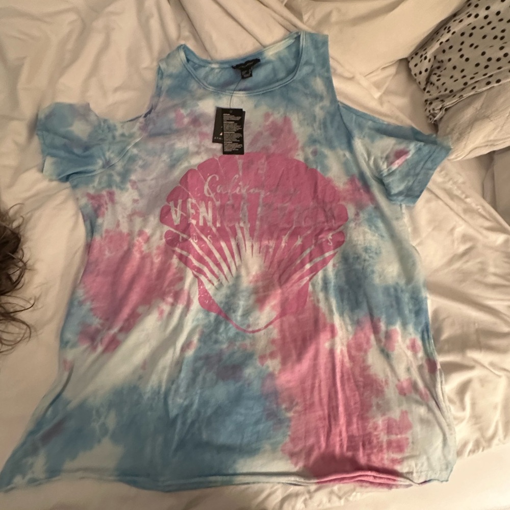 Atmosphere Pastel Tie-Dye Top